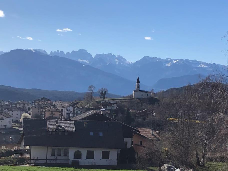 Appartamento Luminoso, Giardino, Vista Dolomiti. Baselga di Pinè Eksteriør bilde