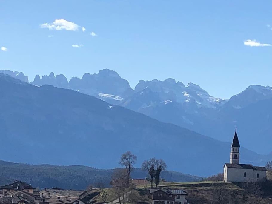 Appartamento Luminoso, Giardino, Vista Dolomiti. Baselga di Pinè Eksteriør bilde